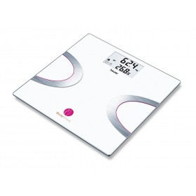 Beurer BF710/P Diagnostic Bathroom Scales up to 180kg with Bluetooth and Body Shape App, Pink