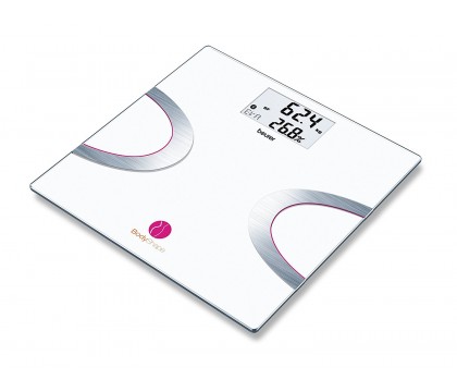 Beurer BF710/P Diagnostic Bathroom Scales up to 180kg with Bluetooth and Body Shape App, Pink