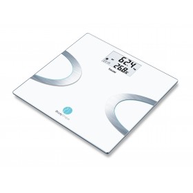 Beurer BF710/T Diagnostic Bathroom Scales up to 180kg with Bluetooth and Body Shape App, Turquoise