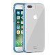 ILUV AI7VYNEBL VYNEER - LIGHTWEIGHT TRANSPARENT PC CASE  WITH PROTECTIVE TPU TRIM FOR IPHONE 7, BLUE