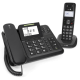 Doro Comfort 4005 Corded/Cordless COMBO PHONE WITH ANSWER MACHINE BLACK