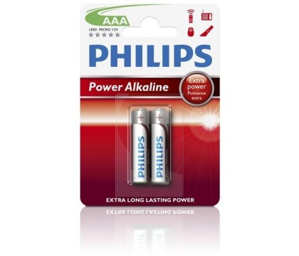 Philips LR03P2B/10 AAA Alkaline Battery