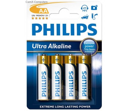 Philips LR6E4B/10 AA Ultra Alkaline Battery