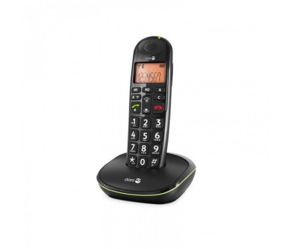 دورو (PE100WBLK) تليفون لاسلكى مع خاصية تكبير الصوت, ذو لون أسود