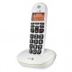 دورو (PE100WWHT) تليفون لاسلكى مع خاصية تكبير الصوت, ذو لون أبيض
