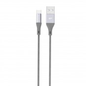 Silicon Power SP1M0ASYLK30AB1G Cable Micro USB Nylon 1m, Gray 