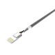 Silicon Power SP1M0ASYLK30AL1G Cable Lightning Nylon 1m, Gray 