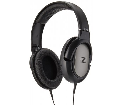 SENNHEISER HD 206 AROUND EAR HEADPHONES,BLACK/SILVER 