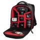 HAMA 00126697 Hama Miami Camera Backpack, 150, black/red
