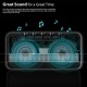 iLuv AM6PARTYBK Aud Mini 6 Party Dynamic color LED portable wireless Bluetooth® speaker and hands-free speakerphone