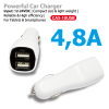 Vanson CAS-10USB 4.8A Dual USB Car Charger for iPhone, iPad, Tablet PC & Smartphones (2.4AX2)
