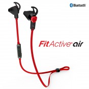 iLuv FITACTAIRBK FitActive Air Wireless Secure-Fit Sweat-Proof Bluetooth® Sports Earphones with Mic and Remote