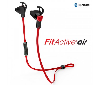 iLuv FITACTAIRBK FitActive Air Wireless Secure-Fit Sweat-Proof Bluetooth® Sports Earphones with Mic and Remote