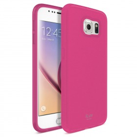 iLuv SS6GELAPN Gelato Soft flexible lightweight TPU protective case with semi transparent back for GALAXY S6