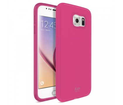 iLuv SS6GELAPN Gelato Soft flexible lightweight TPU protective case with semi transparent back for GALAXY S6