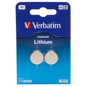 Verbatim 49935 CR2025 3V Lithuim Battery (2 pack) 
