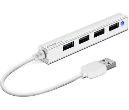 SPEEDLINK SL-140000-WE SNAPPY USB HUB 4 PORT, WHITE 
