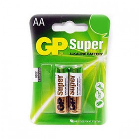 GP 15A Super Alkaline Batteries (AA) - 2 Pack