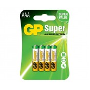 GP 24A  Super AlKaline Batteries (AAA) - 4 Pack
