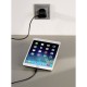 Hama 00119419 Travel Charger for Apple iPad, Lightning, 5 V/2.4 A, black 