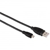 Hama 00137207 Micro USB 2.0 Cable, shielded, 1.8 m , black