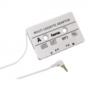 Hama 00014499  MP3/CD Cassette Adapter, vehicle, white