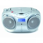 Thomson RCD205U BOOMBOX CD/MP3 PLAYER, 2 BANDS RADIO, BLUE BACKLIGHT LCD DISPLAY AND USB JACK