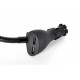 EUGIZMO PowerSnag I 3.1A Dual-USB Power Charger Grip-Lock Mobile Mount