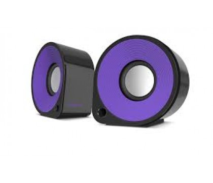 speedlink SL-810000-BK ellipz usb stereo speaker, black / violet