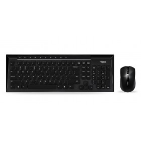 رابو (X8210) لوحة مفاتيح و ماوس لاسلكي, ذات لون أسود