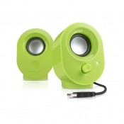 SPEEDLINK SL-8001-GN SNAPPY 2.0 SPEAKERS, GREEN 