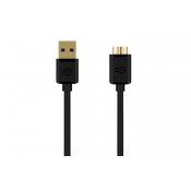 EUGIZMO CabLink U3 USB-A 3.0 to Micro-B Cable, Black