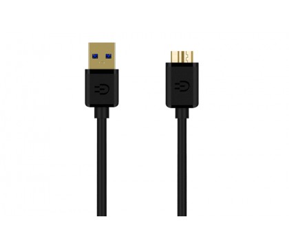 EUGIZMO CabLink U3 USB-A 3.0 to Micro-B Cable, Black