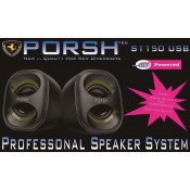 Porsh S 1150 USB USB POWERD, Work with Laptop and PC, Elegant design, RMS 6W