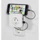 Legrand 694671 Protected socket - German standard - 2P+E + 2xUSB + phone - volt surge protector 