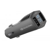 EUGIZMO Duo+ 4.8A Dual USB Car Charger with Smart IC (Integrated Circuit) with LED to display the outpot power