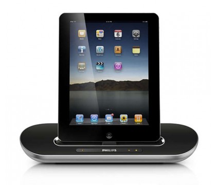Philips DS7700/10 docking speaker with Bluetooth® for iPod/iPhone/iPad, Silver
