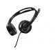 Rapoo H100 Wired Stereo Headset with 3.5mm Audio Jack, Black