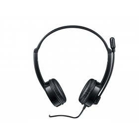 Rapoo H100 Wired Stereo Headset with 3.5mm Audio Jack, Black