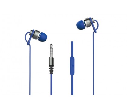 Eugizmo Chum Universal Stereo Flat-Cabled Ear Buds with Mic