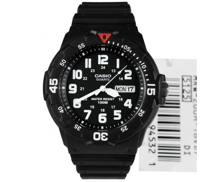 كاسيو (MRW-200H-1BVDF+K) ساعة يد رياضية مقاومة للماء ذو لون أسود