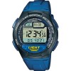 Casio W-734-2A+K Blue Rubber Quartz Watch with Digital Dial Casio W-734-2A+K Blue Rubber Quartz Watch with Digital Dial