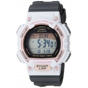 كاسيو (STL-S300H-4A) ساعة يد حريمى رقمية رياضية تعمل بالطاقة الشمسية ذات لون رمادى