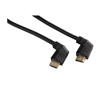 Hama 00122115 High Speed HDMI™ Cable, plug - plug, 90°, Ethernet, gold-plated, 1.5 m