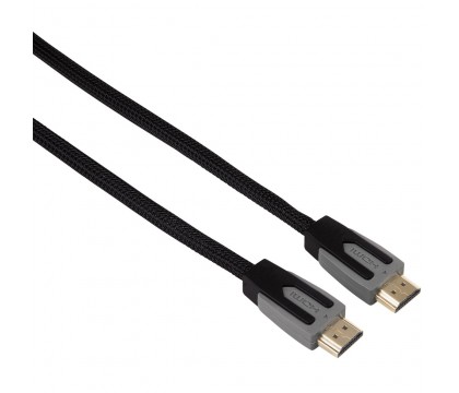 Hama 00056559 High Speed HDMI™ Cable, plug - plug, gold-plated, Ethernet, 1.5 m, Black