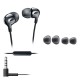 Philips Headphones with mic 8.6mm drivers/closed-back In-ear, Black