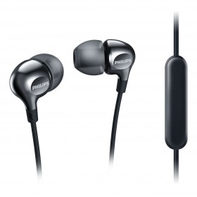 Philips Headphones with mic 8.6mm drivers/closed-back In-ear, Black