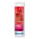 Philips Headphones with mic 8.6mm drivers/closed-back In-ear, Red