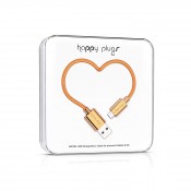HAPPY HP9918 PLUGS USB TO MICRO CABLE 2M, ROSE GOLD
