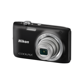 NIKON COOLPIX S2800 20MP 5X 2.7 Inch CASE + 4SD BLK